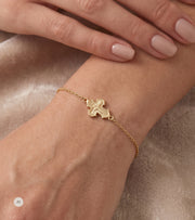 Armbånd med Dagmarkors, Forgylt 18 karat