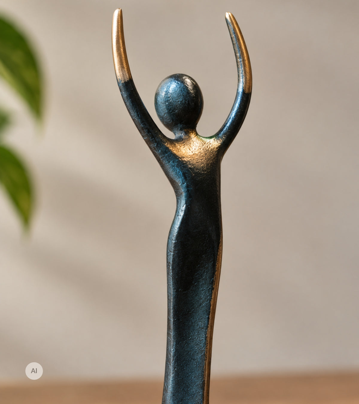 Bronze figur, La Gioia - Glæde