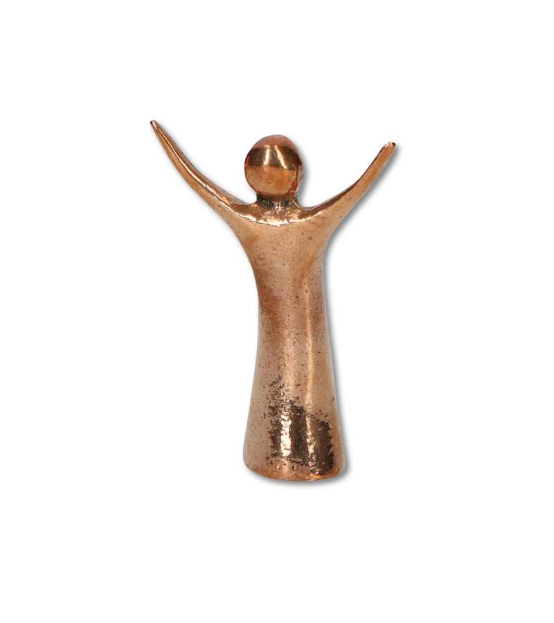 Bronzefigur, Lykke, 4 cm