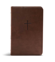 CSB Bible, Compact, brown