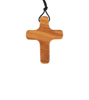 Fladt Kors I Oliventrae Med Snor OnlyByGrace