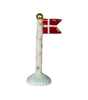 Fødselsdagsflag, Multifarvede hjerter, 14 cm
