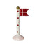 Fødselsdagsflag, Røde hjerter, 14 cm