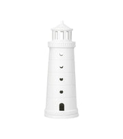 Fyrtårn i porcelæn, 31 cm