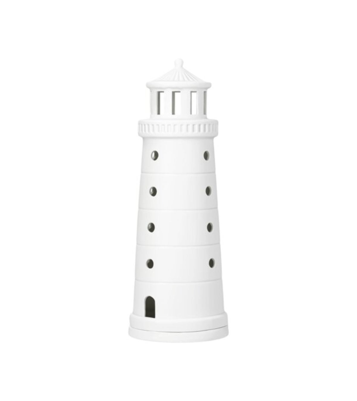 Fyrtårn i porcelæn, 31 cm