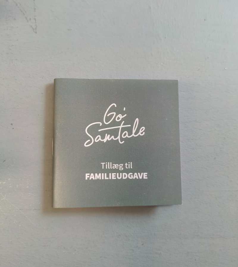 Go Samtale Tillaeg Til Familieudgave OnlyByGrace