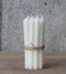 12 stk. Hvid kertelys, 13cm