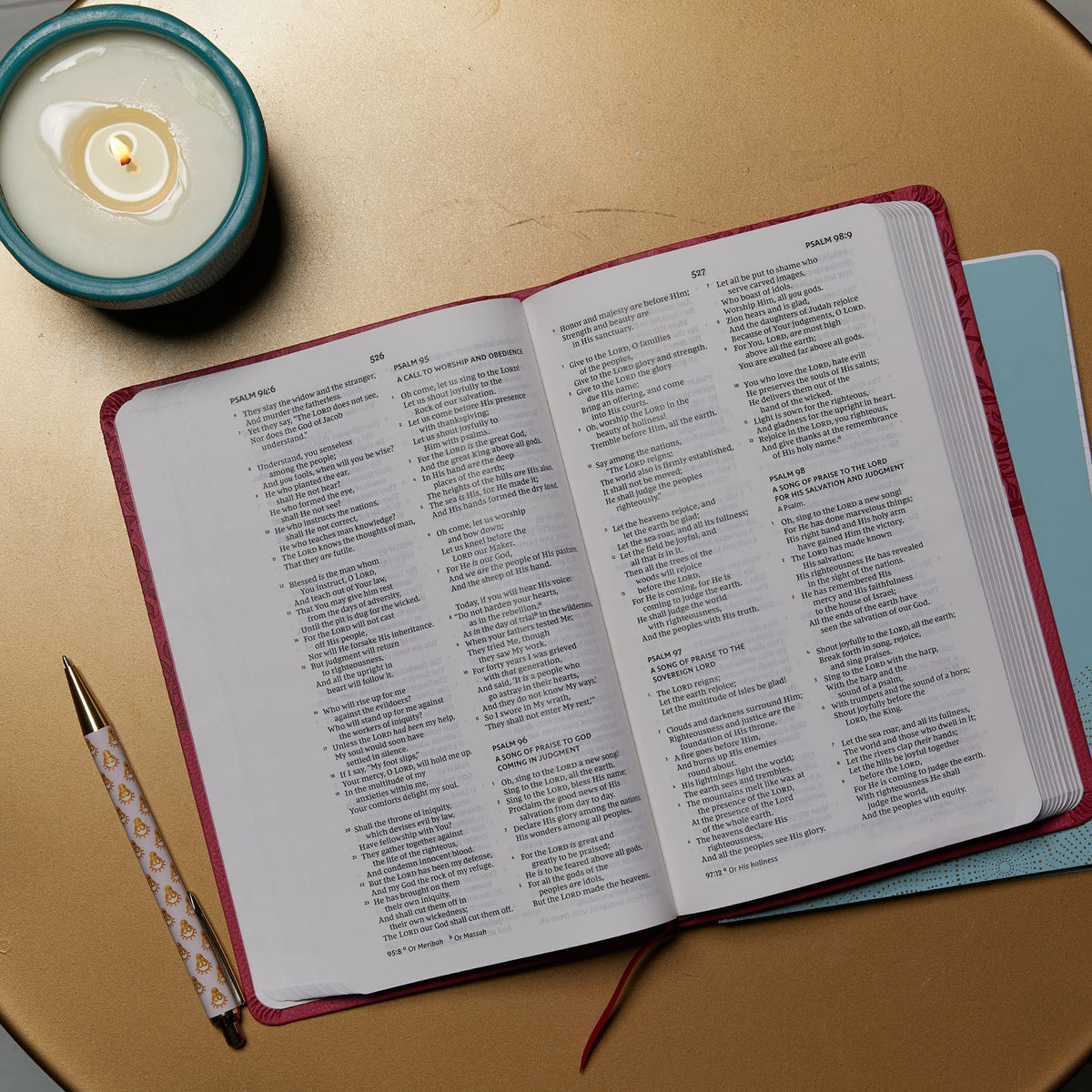 NKJV Bible, Large Print, Thinline Bible, Charcoal Leathersoft