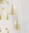 Papir honeycomb engel, ivory, 24 cm