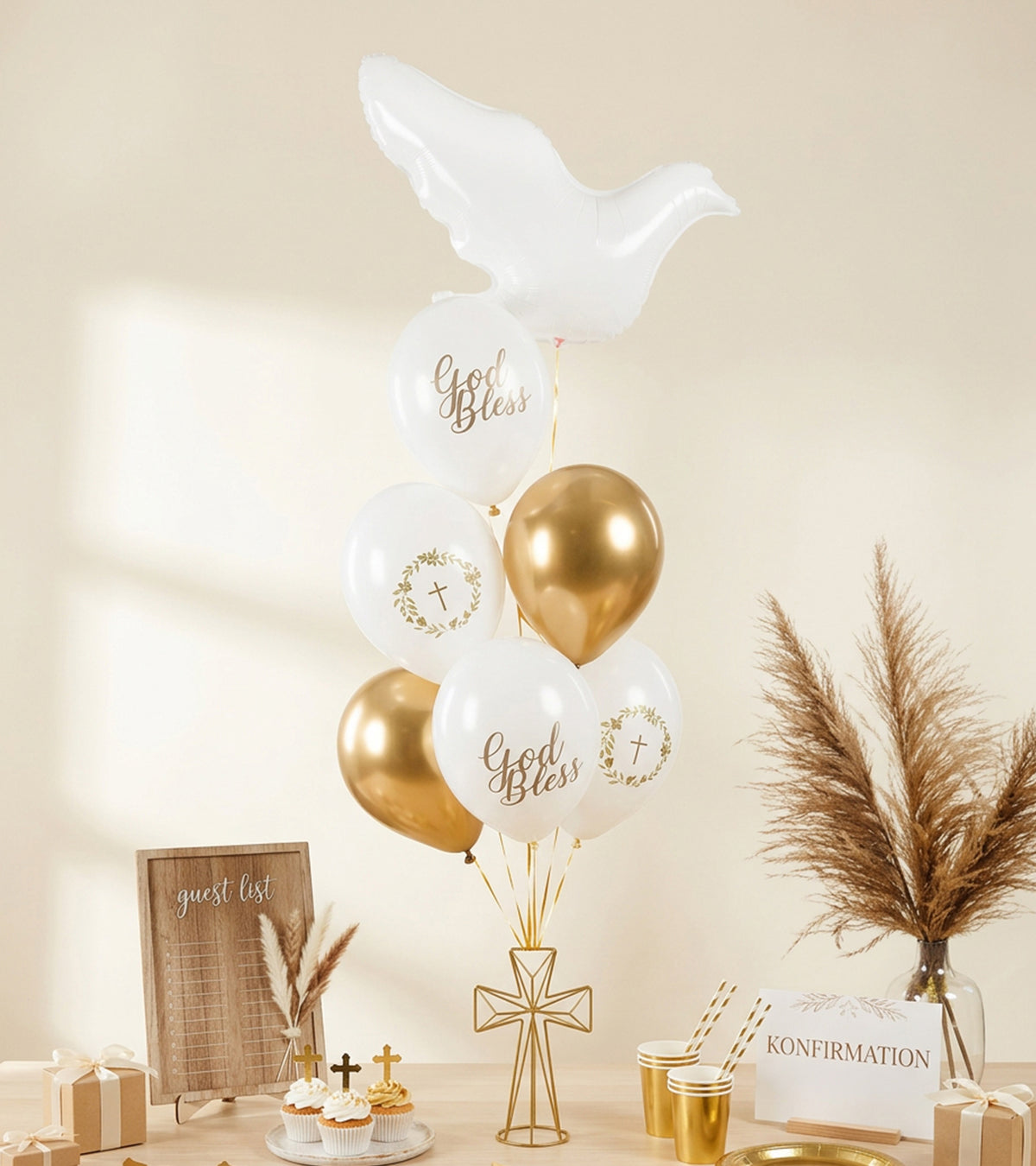 Folie Ballon DUE, hvid
