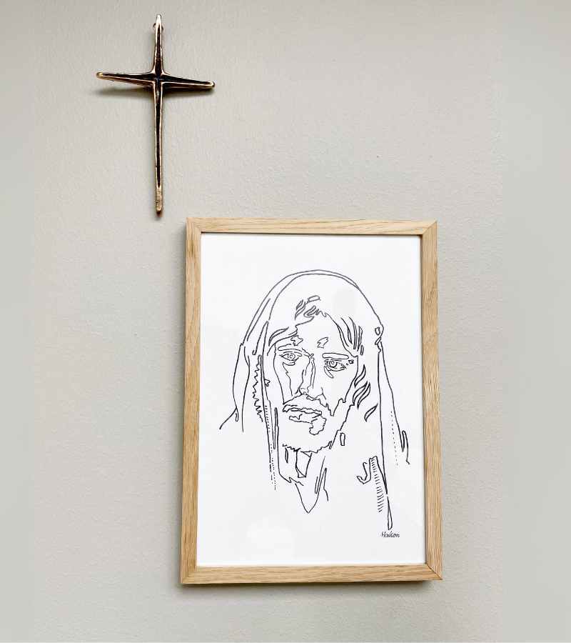 OnlyByGrace Jesus Hakon Plakat
