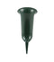 Gravvase med Spids H26 cm, Grøn