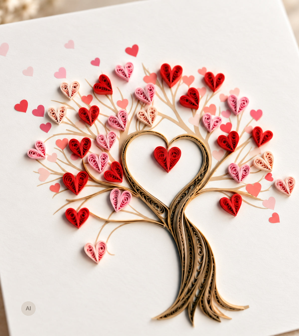 Quilling kort, Kærlighedstræet