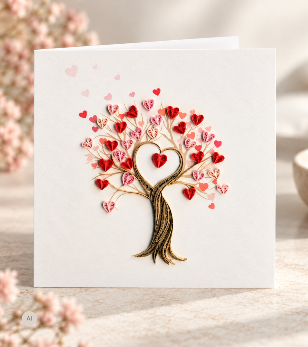 Quilling kort, Kærlighedstræet