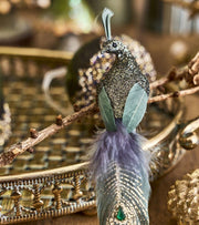Påfugl, 16 cm, Grøn