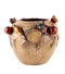 Vase, Fugle og frugt, Rund