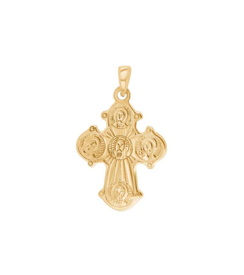 Vedhæng Guld Dagmarkors m apostlene 24mm OnlyByGrace