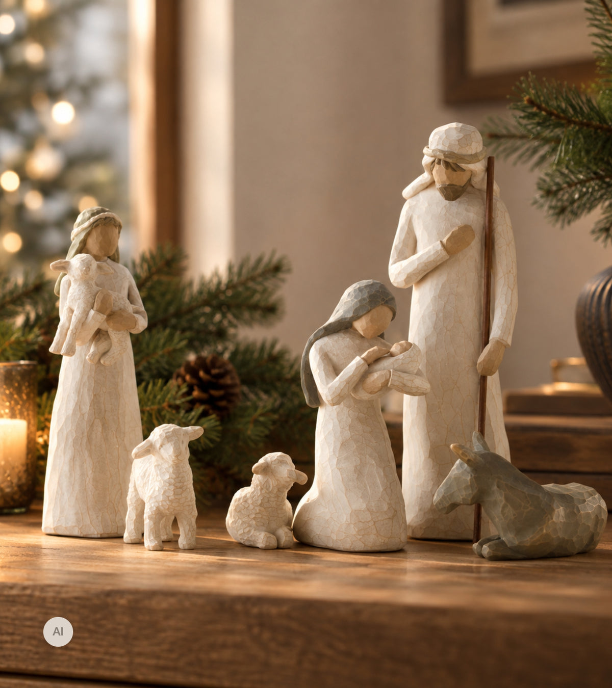 Willow Tree, Nativity, Sæt med 6 dele
