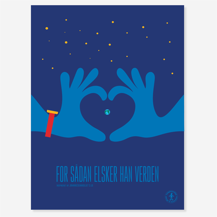OnlyByGrace Josephine Blay for sådan elskede han verden Plakat