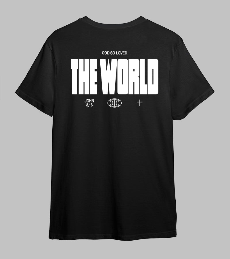 T-shirt: Kingdom Power Glory, Sort