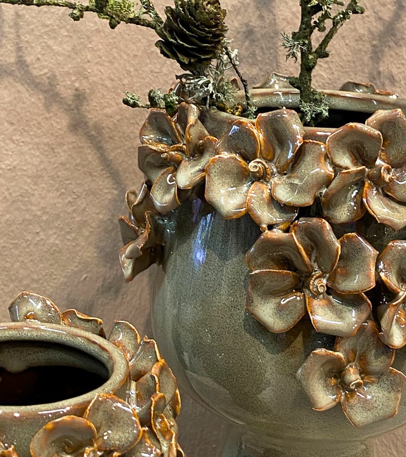 vase blomster fiona green 18h OnlyByGrace
